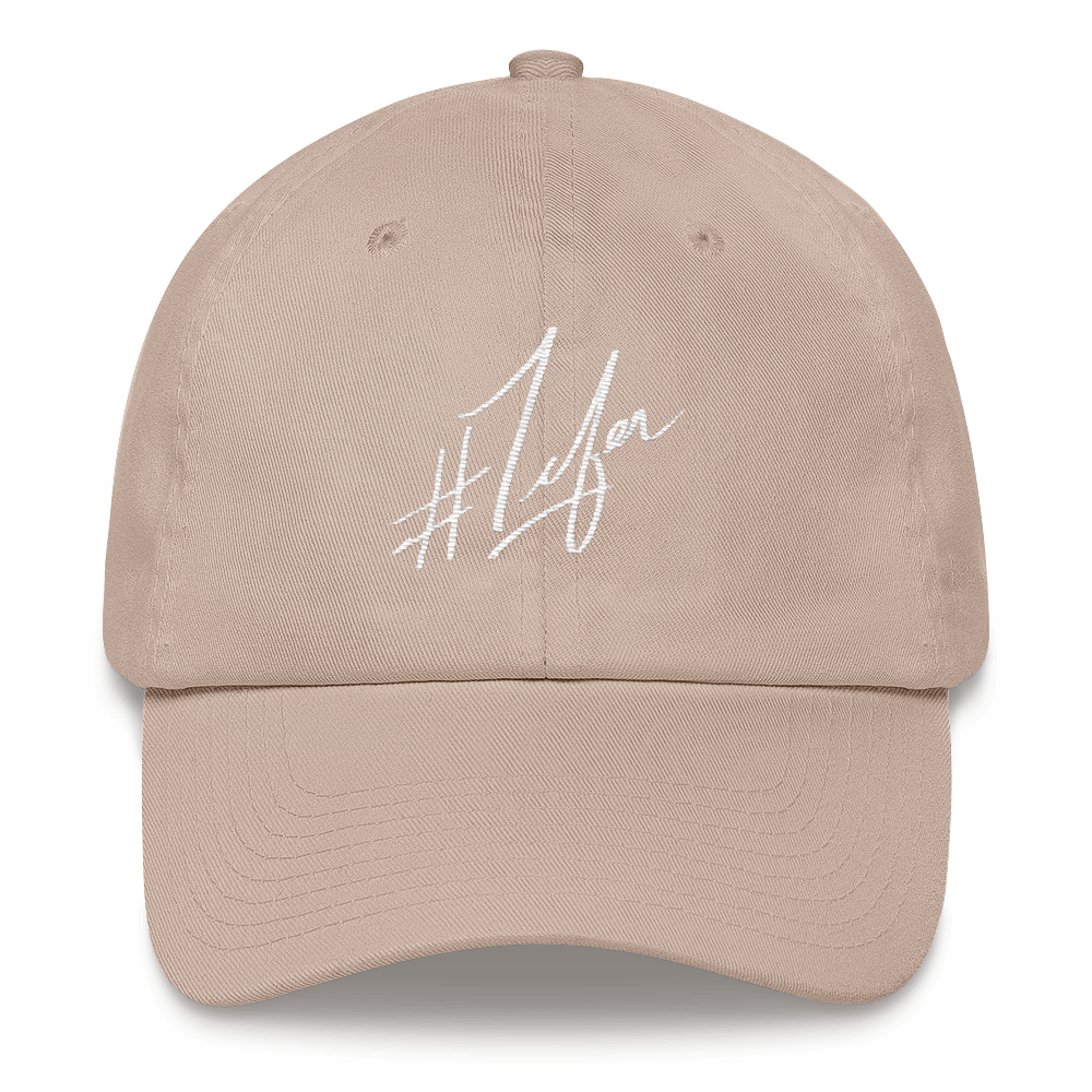 1Lifer Dad hat (wht embroider)