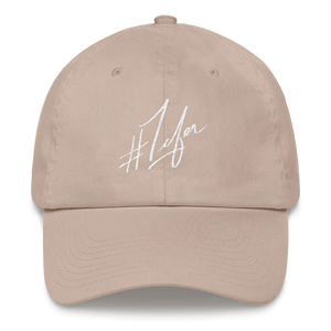 1Lifer Dad hat (wht embroider)