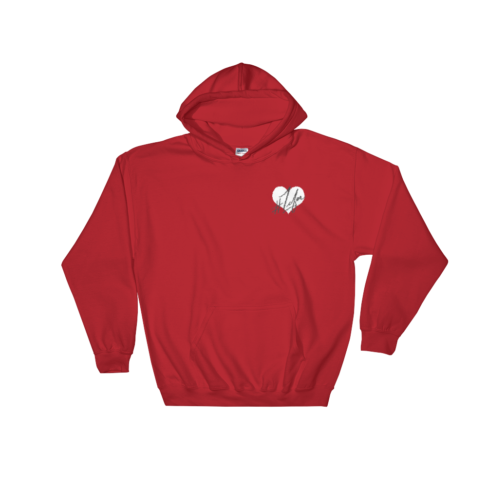1Lifer Love RED Embroidered Hoodie