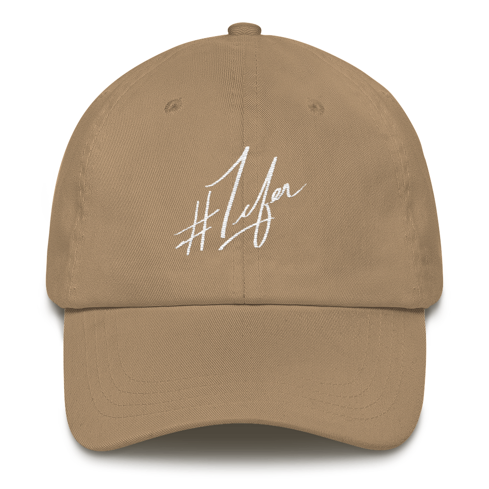 1Lifer Dad hat (wht embroider)