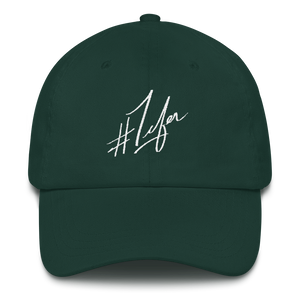 1Lifer Dad hat (wht embroider)